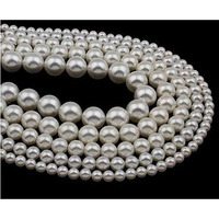 Prokart Artificial White Shining Single Coating Moti (4 Mm) Pearls/Beads For Craft, Jewellery Set, Hand Embroidery Materials(1200 Pieces) Approx