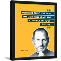 Chaka Chaundh - Steve Jobs Framed Poster - Motivational Quotes Frames - Poster With Frame - Steve Jobs Quotes Frames  Inspirational Quotes Wall Frames - (13.6 X 10.6 Inches)