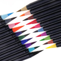 Artright Watercolor Brush Markers Set - 20 Water-Based Drawing Brushes With Free Blending Brush For Coloring Books, Calligraphy, Drawing, And Various Artworks For Artists'