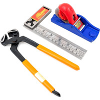 Globus 1484 Steel Carpenter Plane 5.5 Inch With Tri Square 6 Inch With Cobbler Pincer 8"