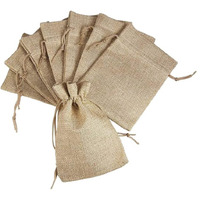 Velexe Jute Linen Pouches | 20X16Cm | Pack Of 25 | Eco-Friendly, Reusable Burlap Gift Bags With Drawstring | Natural, Durable, Sustainable Storage
