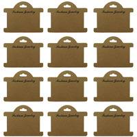 Diy Crafts Pack Of 100 Pcs 50X2, Multi, 50Pcs/Lot 7Cmx9.7Cm As Image Jewellery Display Cards For Necklaces Jewellery-Making Display & Pa (Pack Of 100 Pcs 50X2, Multi)