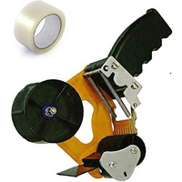 Generic 2 Inches" Tape Dispenser With Stainless Steel Blade With One Extra Tape (Transparent Color)