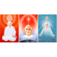 Sticker Yard Brahmakumaris Shiv Baba Posters Decor Kids Room Decor, Hall Decor, Kitchen Decor, Living Room Decor,Bedroom Decor Vinyl Wall Sticker,Multicolor (Standard Size -96X30Cm)