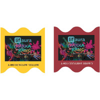 Prokart Lifaura Pakka Rang Fabric Permanent Dye Color Kit Pack Of 6 Sachets (5G Each 30G Pack) With 30G Dyfixershadea-002 Golden Yellow02 & Brown24 Each Color 3 Sachets