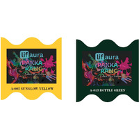 Prokart Lifaura Pakka Rang Fabric Permanent Dye Color Kit Pack Of 6 Sachets (5G Each 30G Pack) With 30G Dyfixershadea-002 Golden Yellow02 & Bottle Green13 Each Color 3 Sachets