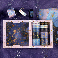Invite Enterprise Diy The Little Prince 10Rolls Foil Gold Decorative Purple Universe Stars Washi Masking Tapes Stickers Set For Scrapbooking,Gift Wrapping, Decoration, Arts & Crafts(The Little Prince)