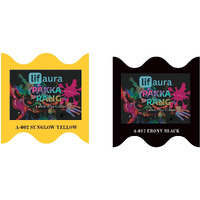 Prokart Lifaura Pakka Rang Fabric Permanent Dye Color Kit Pack Of 6 Sachets (5G Each 30G Pack) With 30G Dyfixershadea-002 Golden Yellow02 & Black17 Each Color 3 Sachets