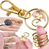 Diy Crafts Alloy Lobster Claw Clasps With Keychain Rings Lobster Claw Clasps (Pack Of 5 Sets, Lobster Clasps Keychain Rings)