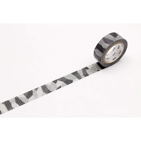 Mt Washi Masking Tape Borders, 15 Mm X 7 Mtrs Shade - Separate Check Monochrome, (Pack Of 1)