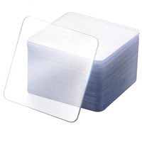 Abhsant New Double Sided Tape Heavy Duty Sticker Strong Waterproof Wall In-Outdoor Nano Adhesive No Trace Gel Clear Industrial Removable Use For Bedroom Home School Hotel Restaurants 10Pcs
