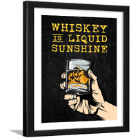 Chaka Chaundh  Bar Quotes Frame - Whisky Quotes Frames - Bar Poster For Wall With Frame, Whisky Quotes Framed Posters - Bar Photo Frames (14 X 11 Inches)  Composite Wood (Black)