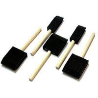 Vishal Black Dabber Candy Set Of 5 Pc For Calligraphy Writing, Mod Podge Applicator & Various Other Purpose