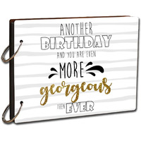 Printelligent Diy Scrapbook Photo Album Diary - Creative Gifts For Anniversary Small 9 X 6.5 Inch - Birthday