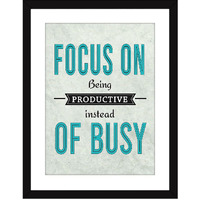 Chaka Chaundh - Focus - Motivational Quotes Frames  Motivational Poster For Office Wall, School, Study Room, College, Institute, Student, Entrepreneur, Classroom & Home - Motivational Frames For Office - Motivational Room & Home Quotes Decor - Motivational Quotes Gifts - Motivational Quotes Art Frames - Motivational Wall Decor - (14 X 11 Inches)