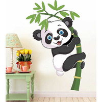 Printelligent Vinyl Animals Wall Sticker, 24 X 36 Inches, Multicolour