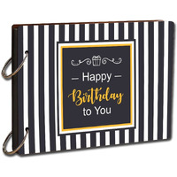 Printelligent Gift For Loved Ones Craft Scrapbook Photo Book Travel Diary Album Model No. Scrapbook Small 9 X 6.5 Inch_News_34