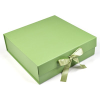 Rbs- Large Gift Box (34 X 33 X 10Cm) Gift Boxes For Packaging (1 Pack) Hamper Boxes For Gift Holds Upto 10 Kg Gift Packing Box Gift Boxes For Gifting Hamper Box (Large Green)