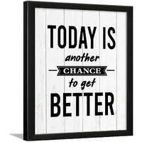 Chaka Chaundh - Office Quotes Frames - Motivational Quotes Wall Frames For Office - Performance Business Quotes Wall Frame - Office Quotes Wall Poster - (13.6 X 10.6 Inches) (Today Is An Another - White - 1)