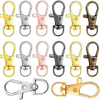 Diy Crafts 10 Pcs, 20Mm Kc Gold, Lanyard Snap Hooks With Key Rings, Metal Lanyard Keychain Hooks Key Chain Clip Hooks Lobster Claw Clasps For Keychain Jewelry(10 Pcs, 20Mm Kc Gold)