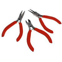 Diy Crafts Design # No 2, Pack Of 3 Pcs, 3 Pieces Pliers Stainless Steel Needle Nose Multi-Functional Making Hand (Design # No 2, Pack Of 3 Pcs)