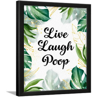 Chaka Chaundh - Bathroom Posters With Frame - Bathroom Quotes Framed Posters - Washroom Quotes Frames - Toilet Quotes Wall Hanging - (14 X 11 Inches) (Nature)