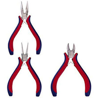 Diy Crafts Pack Of 3 Pcs, Design No # 1, Jewelry Ferronickel Round Nose Pliers (Pack Of 3 Pcs, Design No # 1)