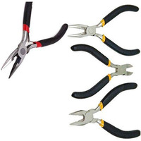 Diy Crafts Pliers Stainless Steel Needle Nose Multi-Functional Making Hand Tool For (Pack Of 3 Pcs, Design No # 2) Fbin