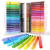 Invite Enterprise Washable Watercolor Pens Set, Coloring Kit Art Markers Color Sketch Pens Set Kids Artists Sketching Drawing Materials Craft Supplies Return Gift[48]