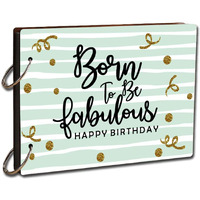 Printelligent Diy Scrapbook Photo Album Diary - Creative Gifts For Anniversary Small 9 X 6.5 Inch - Birthday New