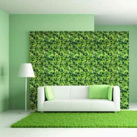 Univocean Modern Green Garden Leaves Wallpaper, 3D Wall Poster, Wall Sticker For Home, Pvc Self Adhesive For Living Room, Hall, Garden Home Decoration Stickers (500 X 45 Cm)
