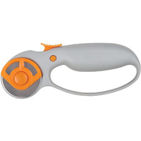 Jessica Exim 45Mm Comfort Rotary Cutter - Ergonomic Design With Safety Lock For Precise Cutting Of Fabric, Leather, And Quilting Projects (Grey)