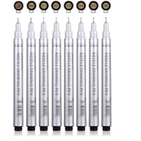 Worison 8Pc Needle Drawing Pen Set For Sketching, Anime, Manga, Artist Illustration And Journaling