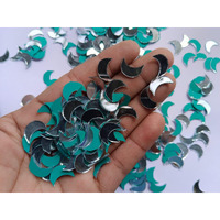 Vinayak Gallery Half Moon Shape Mirror's For Lippan Art Jewellery Making Bead Kit ((Total 300 Piece) With 1 Free Fabric Glue Cone