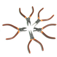 Beads N Fashion Jewellery Making Pliers Set  End Cutter, Round Nose, Chain Nose, Side Cutter & Combination Pliers  Diy Craft Tools For Wire Cutting, Wrapping & Beading Projects