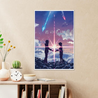 Tenorarts Your Name Poster Anime Wall Posters With Thick 300 Gsm Matt Finish Paper (18Inches X 12Inches)