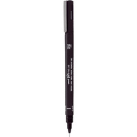Uni-Ball Pin-200 0.05Mm Fineliner Drawing Pen | Water & Fade Proof Pigment Ink | Ideal For Technical Drawing, Mandala, Calligraphy, Sketching, Doodle Drawing & Diy Crafts | Black Ink, Pack Of 1