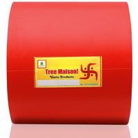 Treemaison Vastu Red Tape | Size - 4 Inch (96 Mm) Approx | Length- 20 Meter (Approx) | Vastu Tape Remedy For Toilet | Vastu Tape For Main Door Entrance | Tape Remedy | Pack Of 1