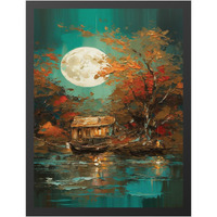 Uncover Mystery Modern Art Digital Hd Print, Framed Poster Wall Art For Home, Office, Living Room Wall Decoration, (Size - 9.75 X 13.25 In), Frame Color : -Black-119