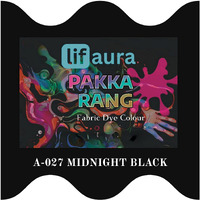 Prokart Lifaura Pakka Rang Fabric Dye Colour Natural Dye For Fabric Pack Of 5 Sachets | Shadea-27 :Midnight Black| (5G Each 25G Pack) Prokart Lifaura Pakka Rang