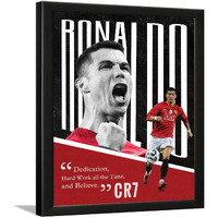 Chaka Chaundh - Cristiano Ronaldo Quote Frame - Posters With Frame - Photo Frame (14 X 11 Inches)