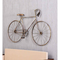 Decore Basket Table ,Bike Watch Wall Decor| Decoratvie Item For Living Room (Multicolor)