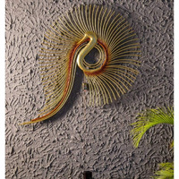 Decore Basket Peacock Round Led Wall Decor