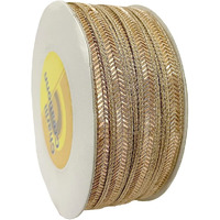 Embroiderymaterial Fancy Trim Laces Rolls 18Mtr For Embellishment Of Dresses, Saree, Dupatta & Blouses (Rose Gold)