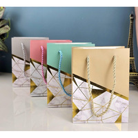 Satyam Kraft 4 Pcs Paper Gift Bags With Handles | Gift For Her/Him, Mothers Day Gifting,Gift Bags,Wedding Return Gifts, Birthday, Shopping & Party | Eco-Friendly Reusable (12 X 16 Cm) (Multicolor)