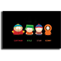 Pixelartz Wall Poster - South Park Characters Art Poster