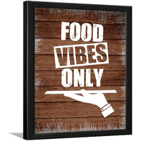 Chaka Chaundh - Kitchen Quotes Wall Frames - Dining Quotes Frame - Kitchen Quotes Framed Posters - Dining Table Quotes Frames For Room & Hall - (14 X 11 Inches) (Kitchen Food Vibes Vintage)