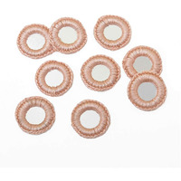 Embroiderymaterial Crochet Rings For Craft, Decoration And Embroidery (20Mm, Peach Pink, 100 Pieces)