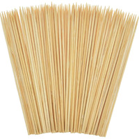 Indikonb Bamboo Wooden Sticks For Craft & Skewers | Multipurpose Sticks For Bbq, Tandoori, Kabab, Grilling & Diy Art Projects (50 Pcs)