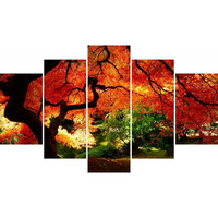 Go Hooked Multiple Frames Designer Printed Wall Dcor - 5 Frames/Wall Decor/Home Decor Print